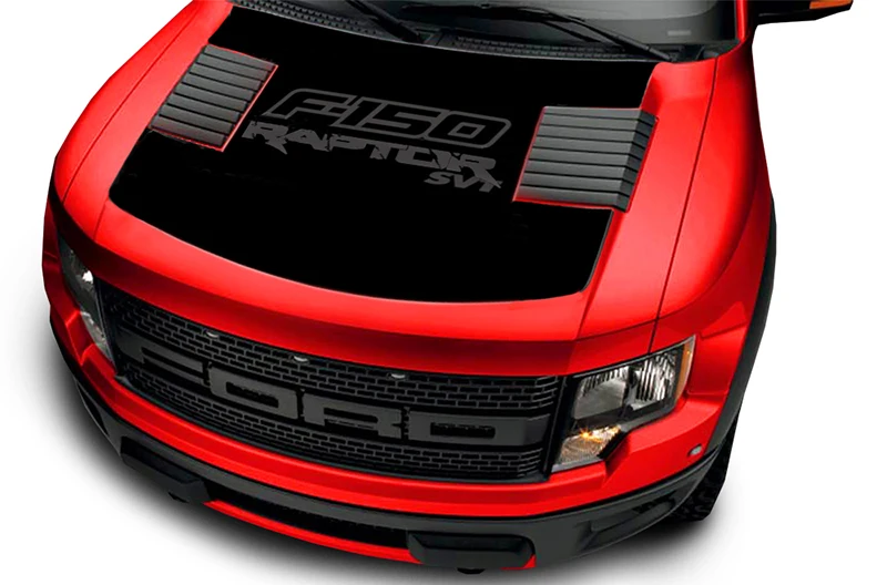Виниловая наклейка на передний двигатель для Ford F150 Raptor 2009 2010 2011 2012 2013 2014