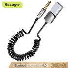 Essager Bluetooth-совместимый автомобильный аудиокабель передатчик беспроводной приемник автомобильный AUX 3,5 мм адаптер кабель передатчик динамика