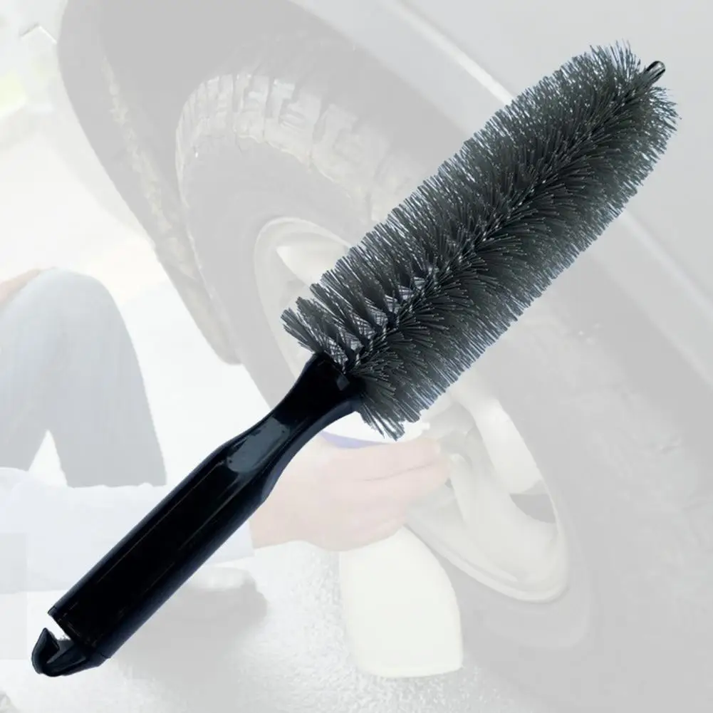 

Wheel Brush Ergonomic Wear Resistant TPR Rim Scrubber Cleaner Dust Remover for Car