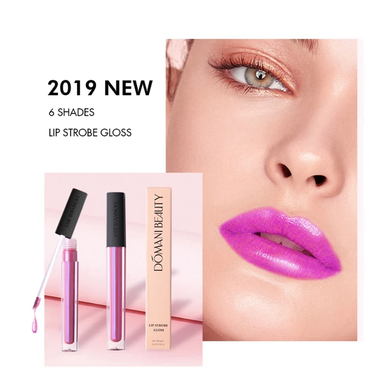 Антипригарный бархатный глянцевый блеск для губ водонепроницаемый и прочный