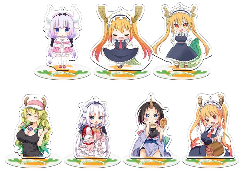 

Аниме Miss Kobayashi's Dragon Maid Toru Kanna Kamui фигурка на акриловой подставке модель тарелка настольное украшение для косплея рождественские подарки