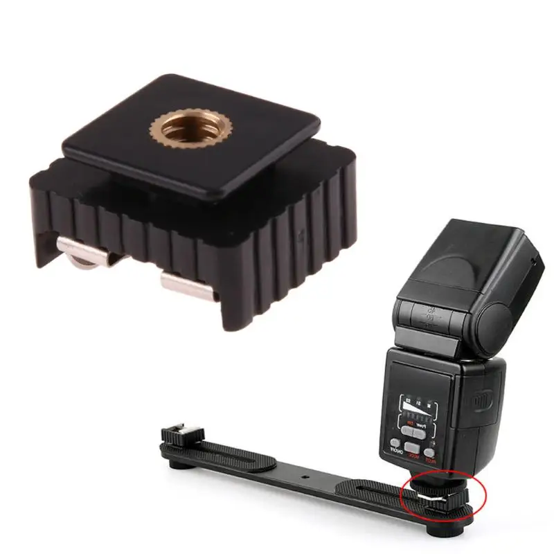 1 шт. адаптер холодного горячего башмака 1/4 дюйма Винт для Canon/Sony Dslr камера клетка