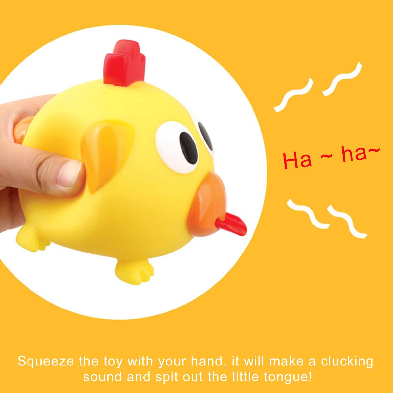 Выжимает язык игрушка создание звука мультфильм животные милые куклы снятие