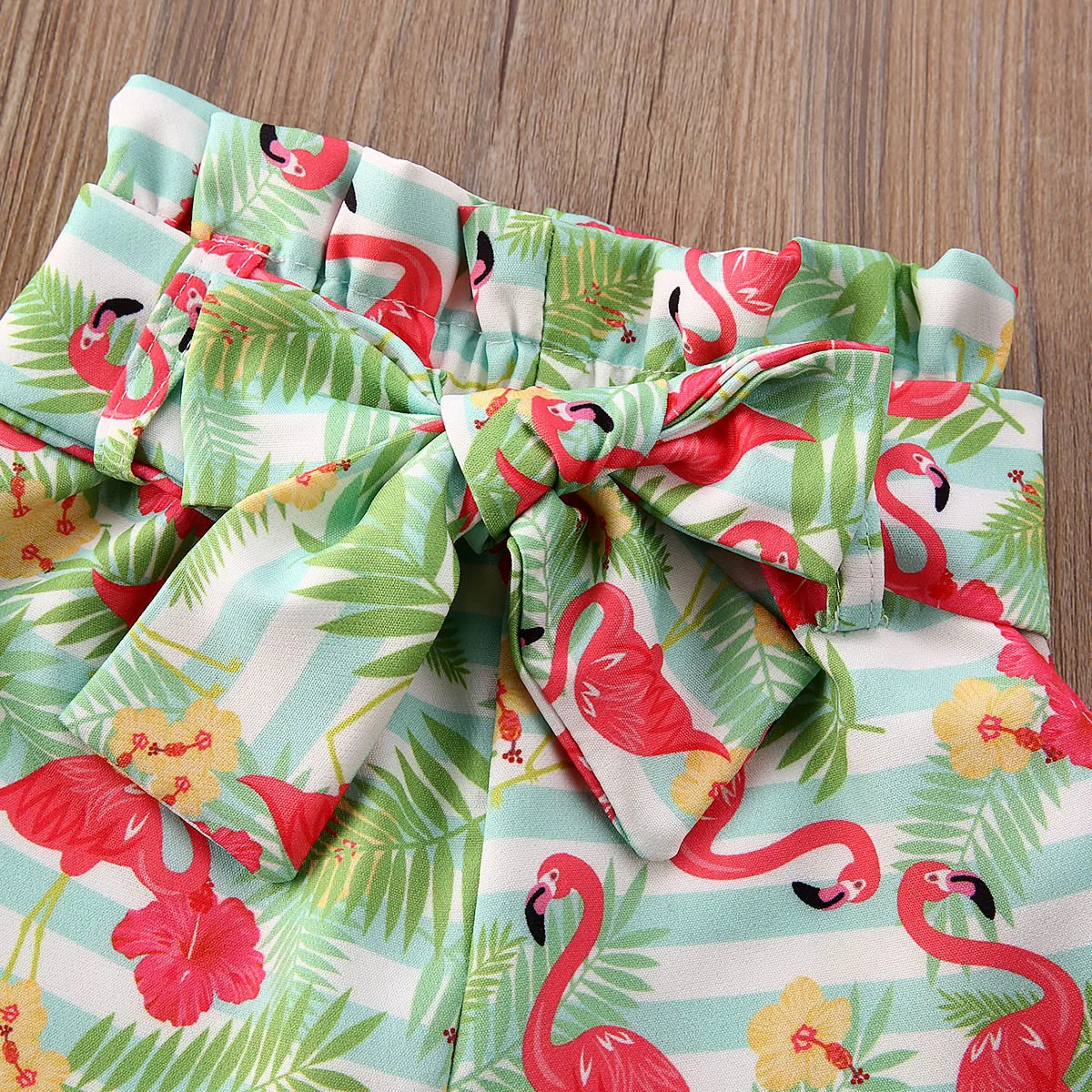 2020 Летние шифоновые топы с воротником в виде листьев лотоса для новорожденных