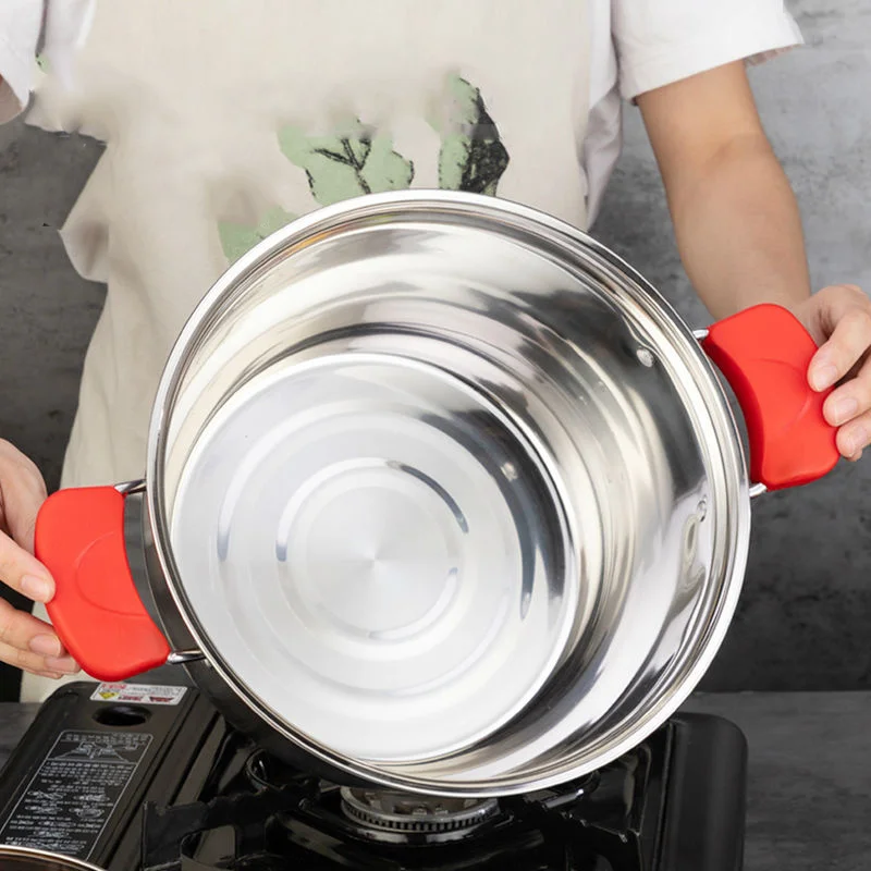Пароварка для супа однослойный двухслойный из нержавеющей стали суповый горшок
