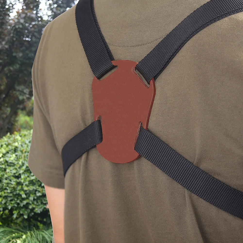 X образный нагрудный ремень на плечо Эластичный черный Регулируемая переноска