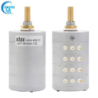 eizz 1pcs 50k 100k balance 4 channel 24 step volume potentiometer audio attenuator serial for hifi diy tube amplifier