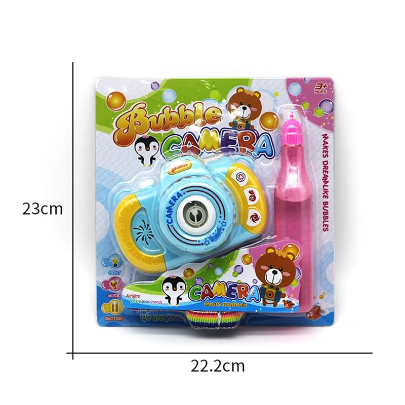 

Montessori Outdoor Bubble Machine Camera Pink Music Automatic Bubble Maker Kids Baby Educational Toys For Children