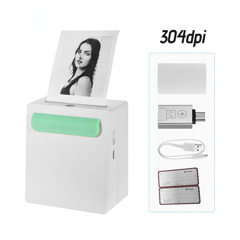 Портативный мини карманный беспроводной BT термальный фотопринтер Peripage A8 с