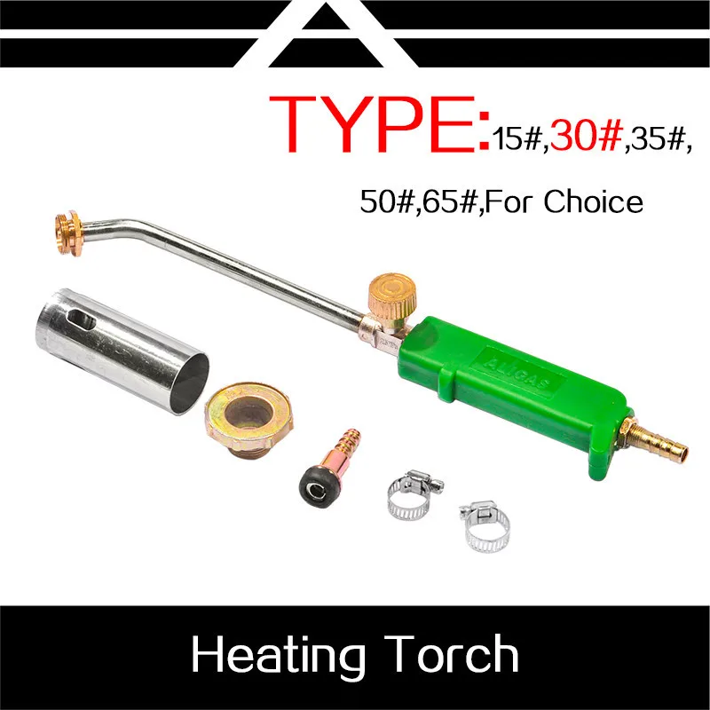 

Heating Torch 15~65# Soldering Propane Butane Gas Flame Blow Plunber Roofing Stainless Steel Soldering Gun
