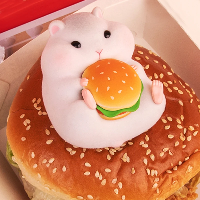 Toys Clark The Hamster Foodie Guess Bag Caja Ciega Blind Bag Toys Kawaii Model Anime Figures For Girls Birthday Gift