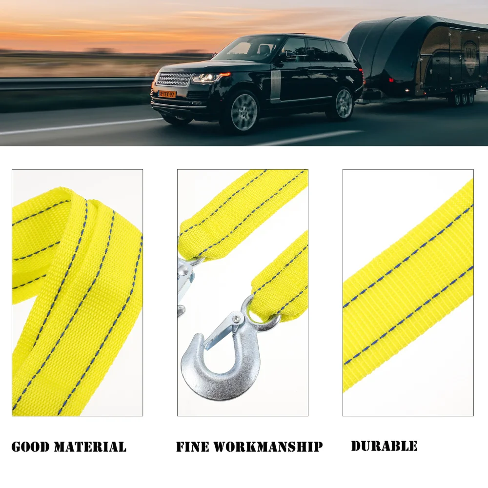 

Trailer Rope Tow Rope Pulling Rope Sturdy Tow Rope Practical Car Towing Rope
