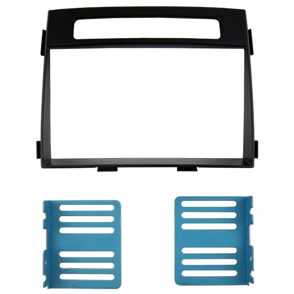 Двойная Din Автомобильная радиопанель Fascia Для KIA Soul 2011 2013 комплект для фитинга
