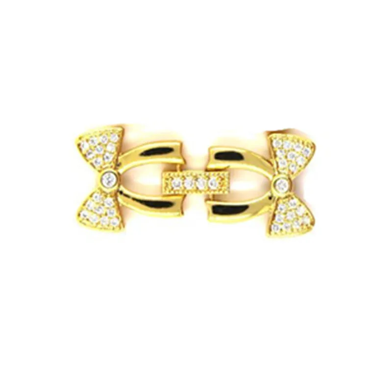 

Copper Connection Gold Plated Clasps Accessories DIY Jewelry Making Findings For Handmade Woman Pearl Necklace Bracelet Gifts