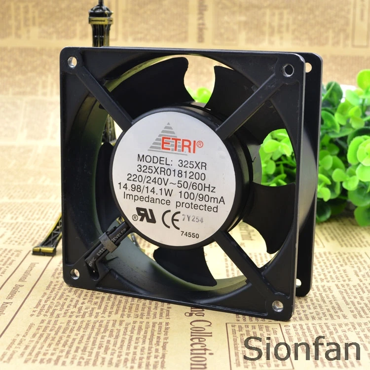 Оригинальный Французский вентилятор ETRI 325XR 325XR0181200 220 В 240 высококлассный для