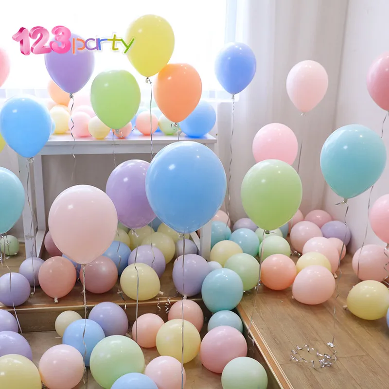5/10 дюймов Макарон конфеты пастельные воздушные шары круглый из латекса Гелиевый