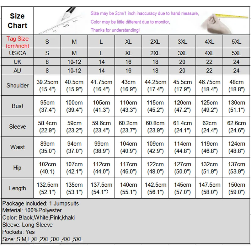 

VONDA Women Fashion Jumpsuits Autumn Rompers Lapel Long Sleeve Buttons Jumpsuits Elegant Playsuits Casual Solid Overalls S-5XL