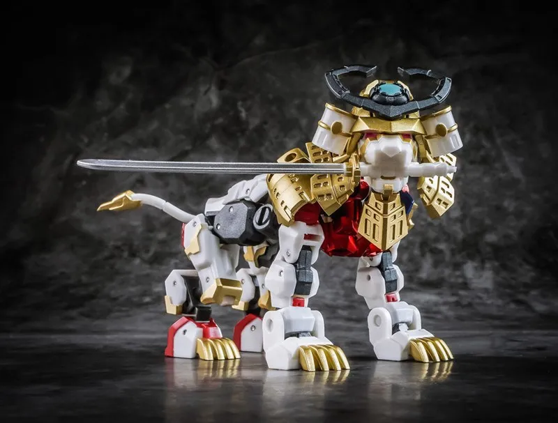 Небольшой робот-трансформер IronFactory IF EX-45, искусственная железная армированная Броня Shishimaru, белый лев Небольшой робот-трансформер IronFactory IF EX-45, искусственная железная армированная Броня Shishimaru, белый лев