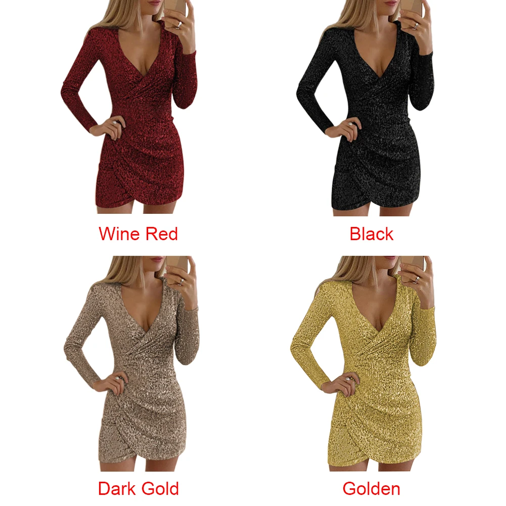 Коктейльное Вечернее хлопковое платье с глубоким v-образным вырезом мини