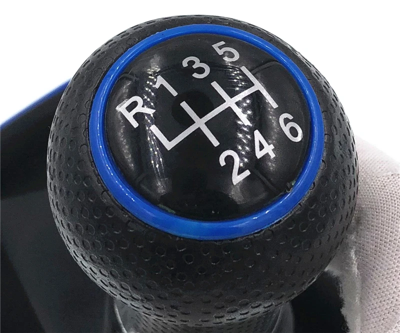 Бесплатная доставка 6 скоростей голубой цвет замковый рычаг переключения