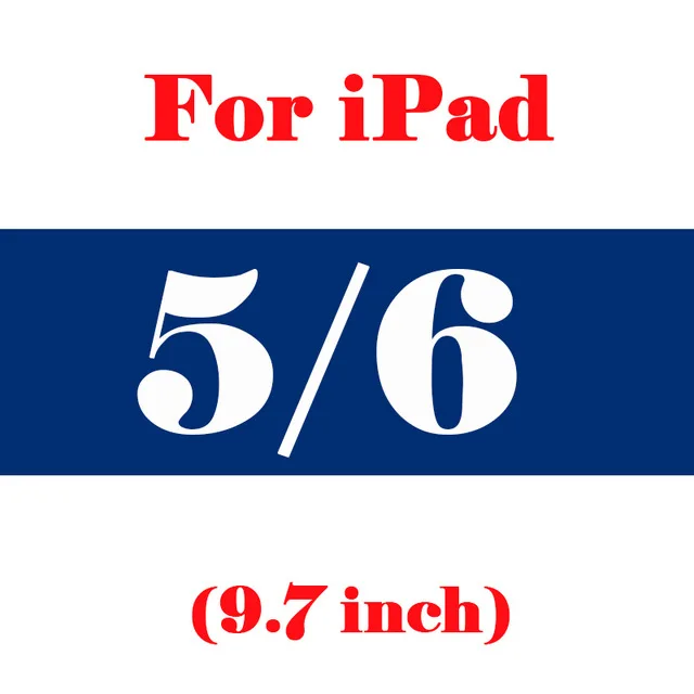 IPadPro 12,9 дюймов закаленное стекло для iPad Pro защита экрана iPed Air 1 2 5 6 9,7 планшет защитный i Pad 11 iPe - Цвет: 5 6