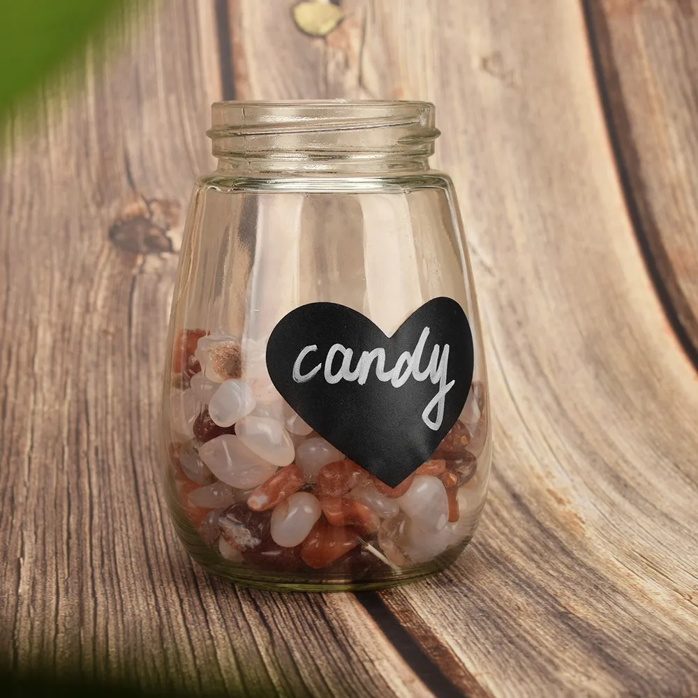 150 шт. наклейки в форме сердца и специй банки этикетки для буфета кухонные