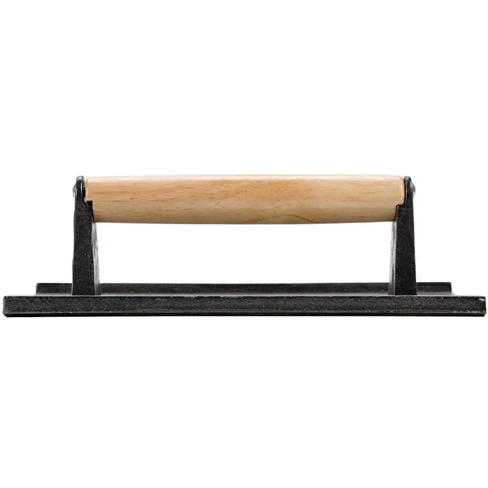 Пресс для приготовления железного стейка пресс барбекю бекона с деревянной