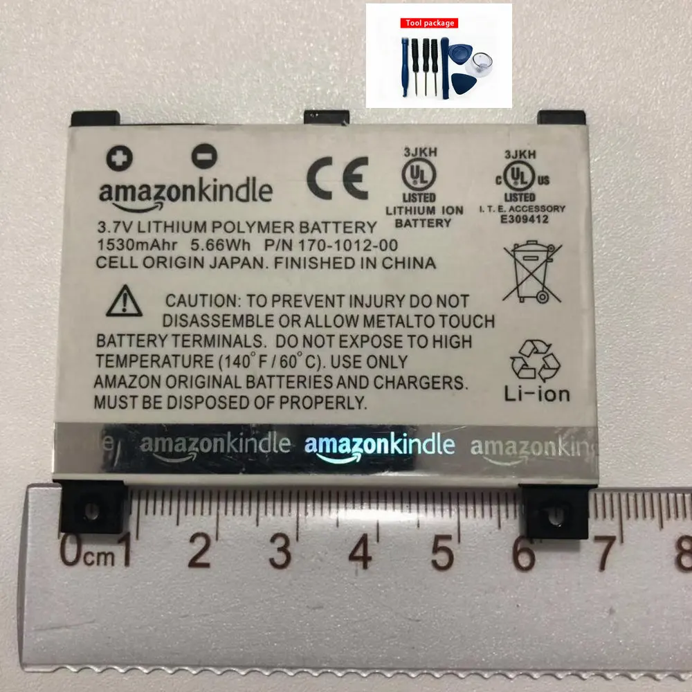S11S01B Замена Батарея S11S01A для Amazon kindle 2 DX DXG 170 1012 00 Baterie 1530 мА ч/5.66Wh 3 7 V|Аккумуляторы