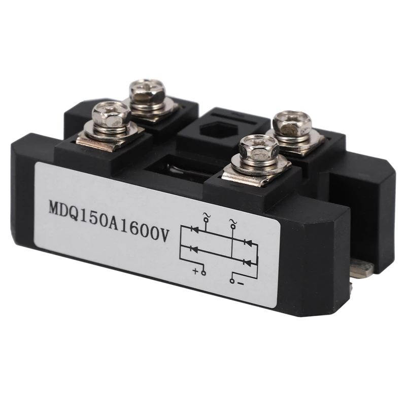 1 шт. MDQ 150A 1600V черный однофазный диодный мост выпрямитель Amp высокой мощности