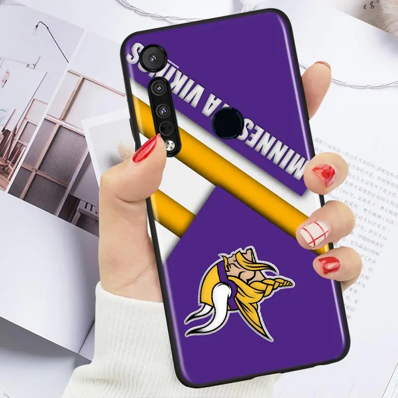 

Tribal Viking Logo For Motorola G9 G8 G Stylus Power One Fusion Hyper Edge E7 E6 5G Plus Play Lite Silicone Phone Case