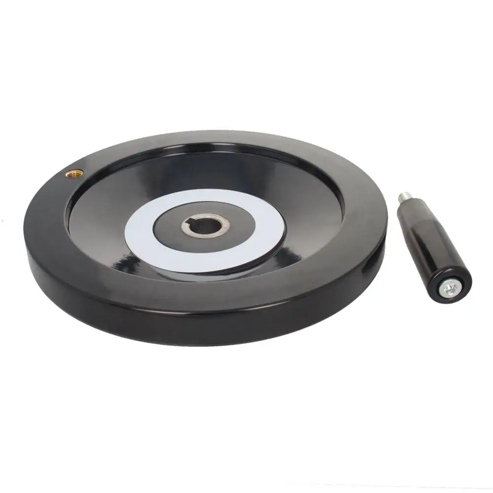 Hot 1pcs/2pcs Back Ripple Hand Wheel 8~18mm Central Hole Diameter Machine Accessories Machining For Lathe Milling Tools |