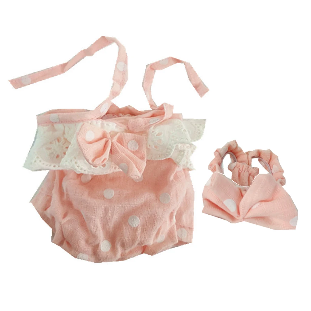 Одежда для кукол новорожденных 11 дюймов детский комбинезон Комбинезоны повязка