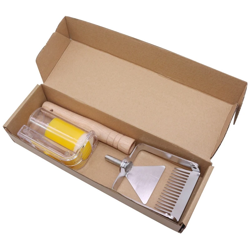 Топ! инструменты для пчеловодства костюм 1 шт два в одном мед вилка резки скребок