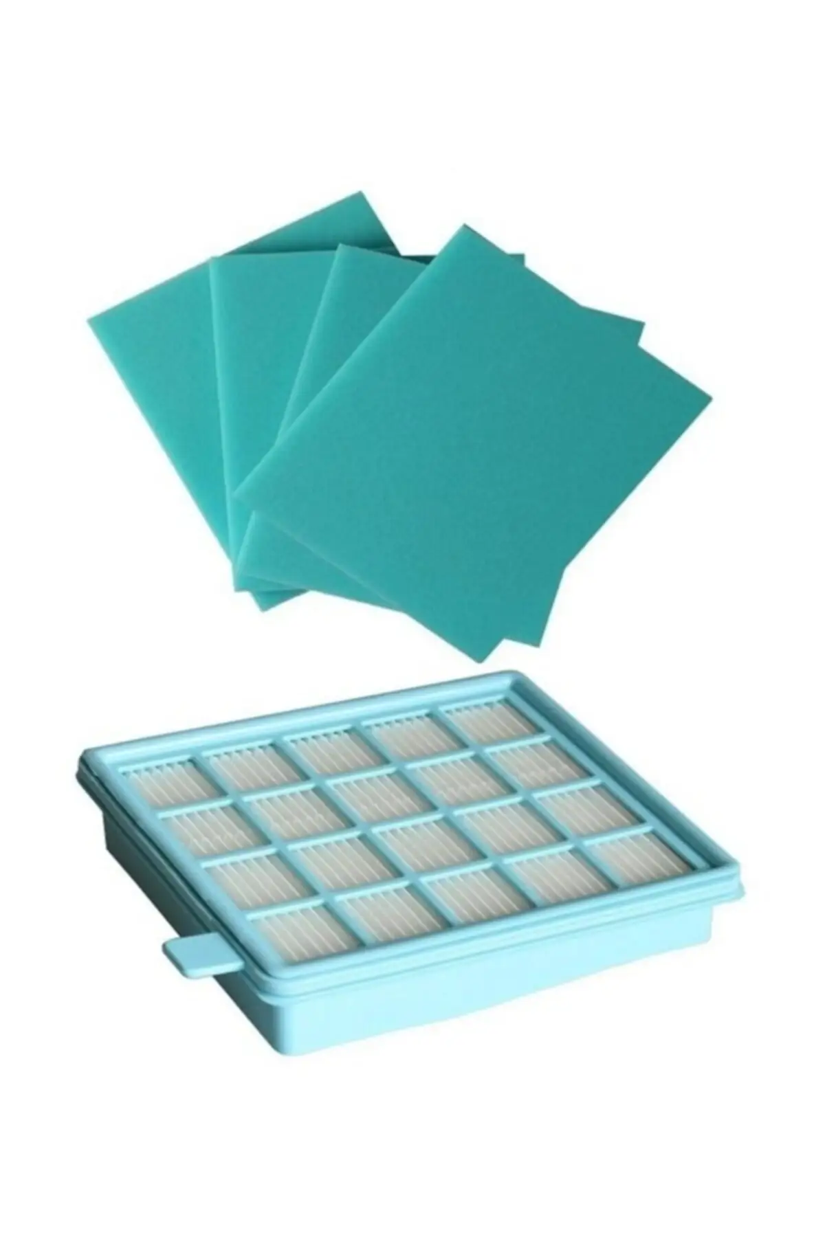 

MHK Parts Philips Fc 8475 Powerpro Compact Compatible Vacuum Cleaner Hepa Filter 4 Pcs Sponge