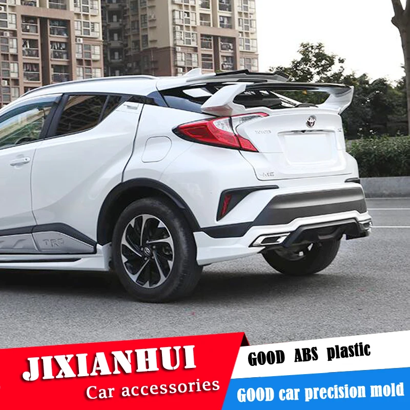 Спойлер на крышу для Toyota CHR 2018 2019 C HR спойлер FD2 АБС пластик цвет заднего крыла
