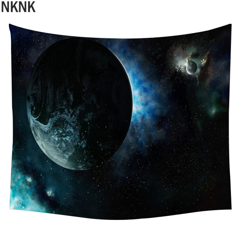 

3D Galaxy Psychedelic Wall Tapestry Planet Space Custom Tapestry Hanging Polyester Boho Decorations High Quality Wall Hanging