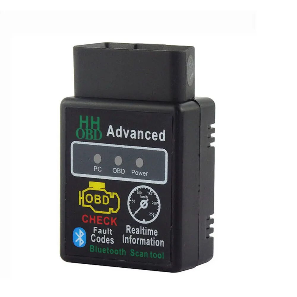 V2.1 ELM327 HH OBD 2 OBDII Авто Bluetooth диагностический инструмент интерфейс сканер черный |