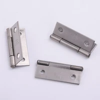 2 pcslot silver color sus 37 stainless steel antique door hinges for wooden cabinet drawer furniture hardware accessories