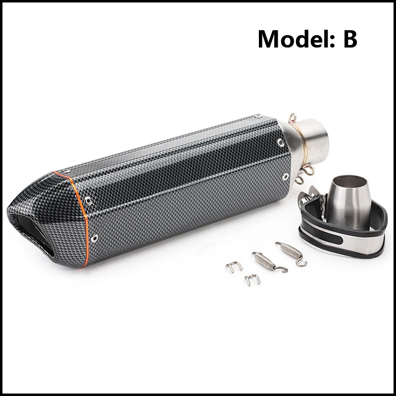 Глушитель выхлопной трубы 38-51 мм с адаптером для мотоцикла 420 |