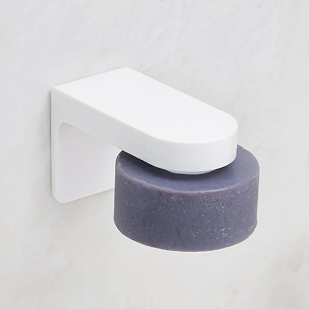 

Happy Life Strong Magnetic Soap Dispenser Bathroom Wall-mounted Soap Dispenser Durable Soap Hook No Trace