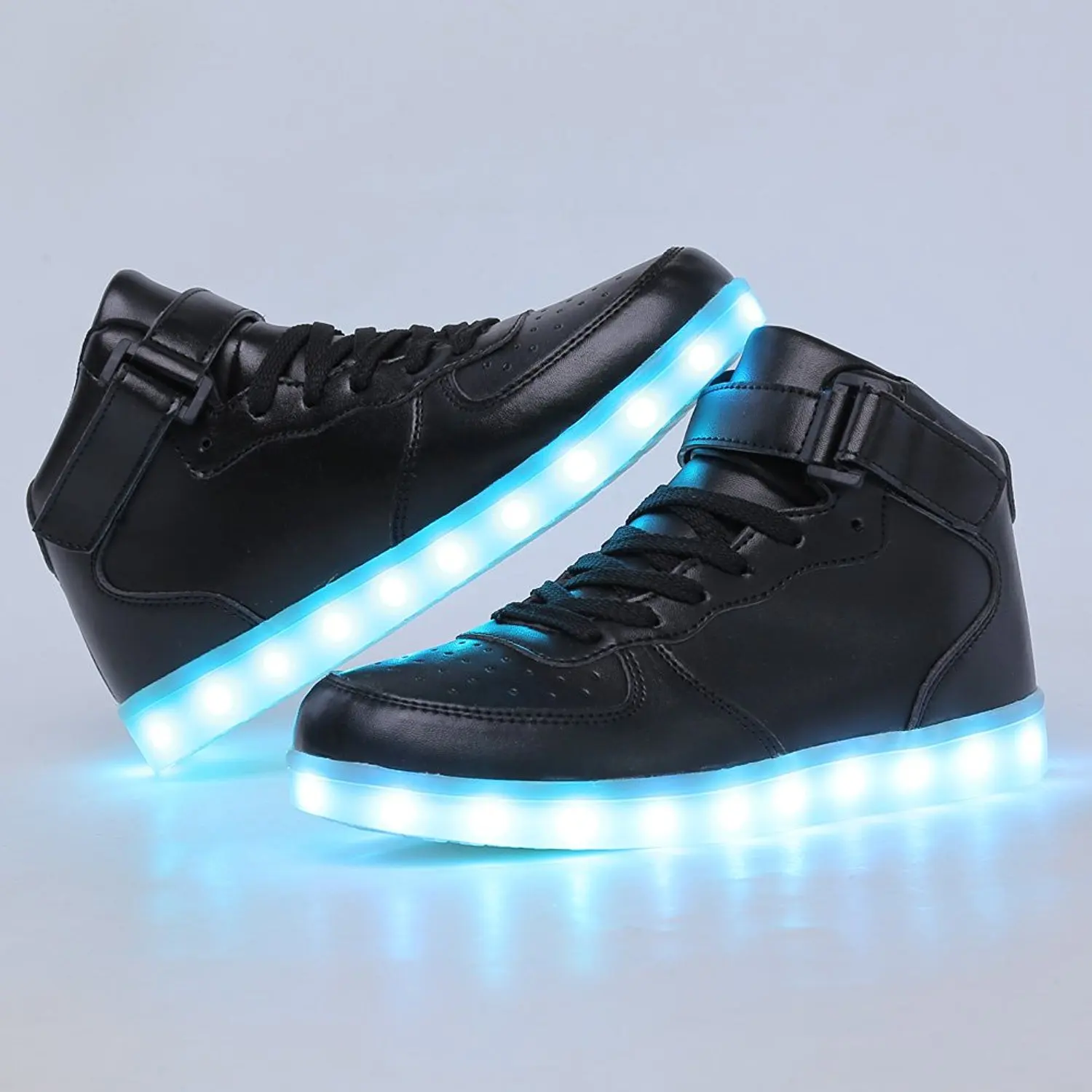 KRIATIV Adult&ampKids Boy and Girl's High Top LED Light Up Shoes Glowing Sneakers Luminous Sole for Women&ampMen | Детская одежда и