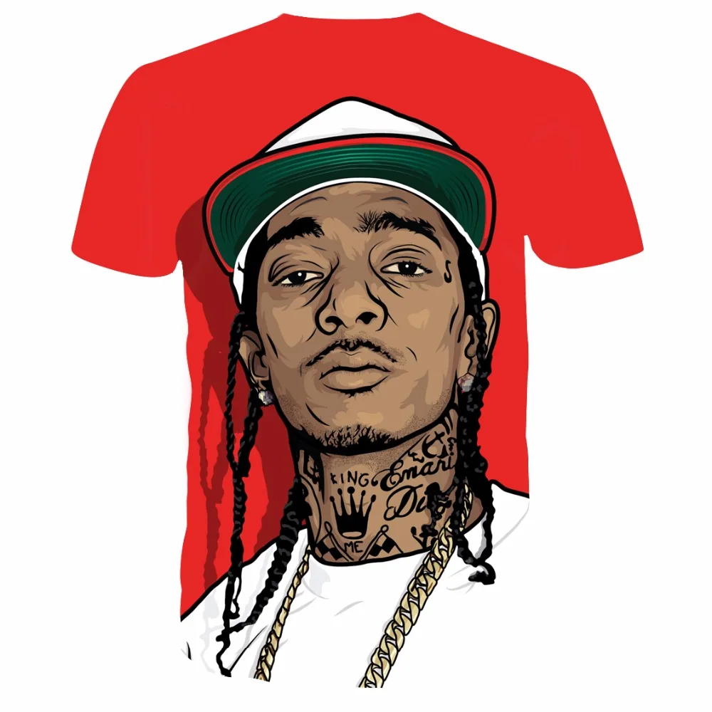 2020 летняя модная мужская футболка в стиле раппер 2pac Тупак футболки с 3D принтом