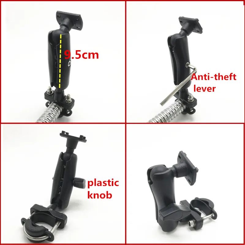 Универсальное крепление на руль мотоцикла с 4 отверстиями когти а замок 1 дюйм мяч