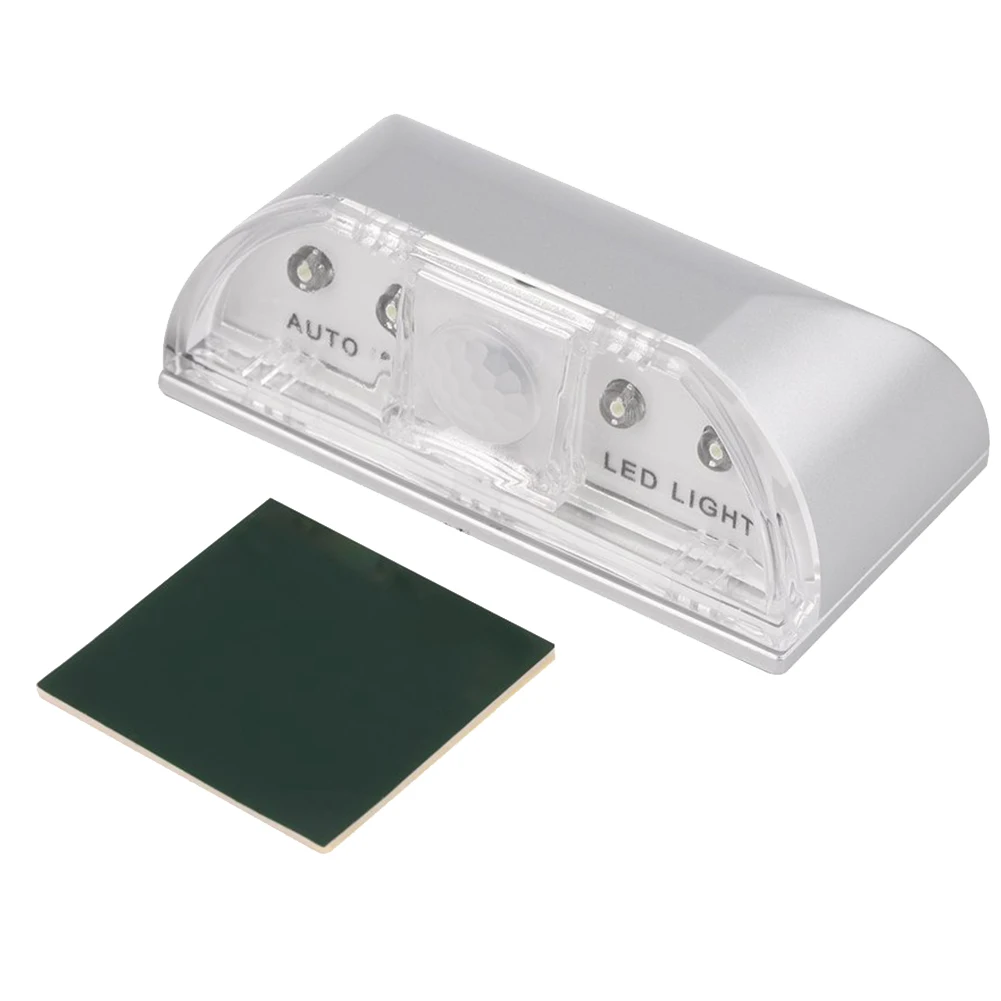 

4 LED Auto PIR Sensor LED Light Home Door Wireless Motion Detection Light L9 #2