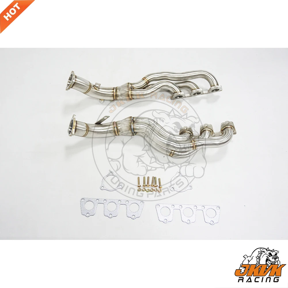 Длинные трубные колонки JKVK RACEING AU S4 S5 A7 A8 B8 Q5 SQ5 3.0L TFSI V6|header|header long |