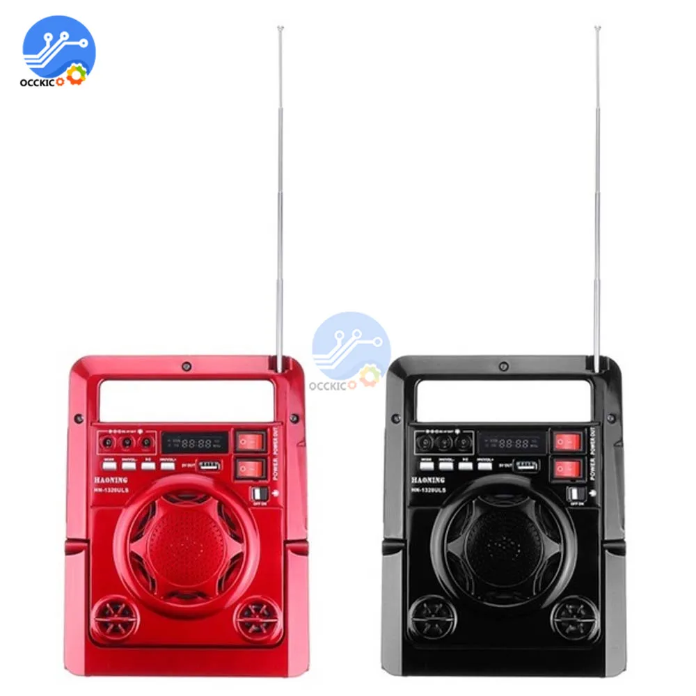 Многофункциональное ручное радио Bluetooth AM/FM уличная TF карта светодиодный фонарик