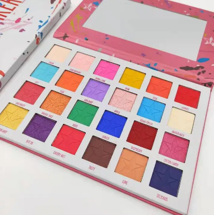 New Jaw Eyeshadow Palette 24 Colors Five-pointed Star Jaw Breaker Eyeshadow Palette Factory Direct Cosmetic Palette