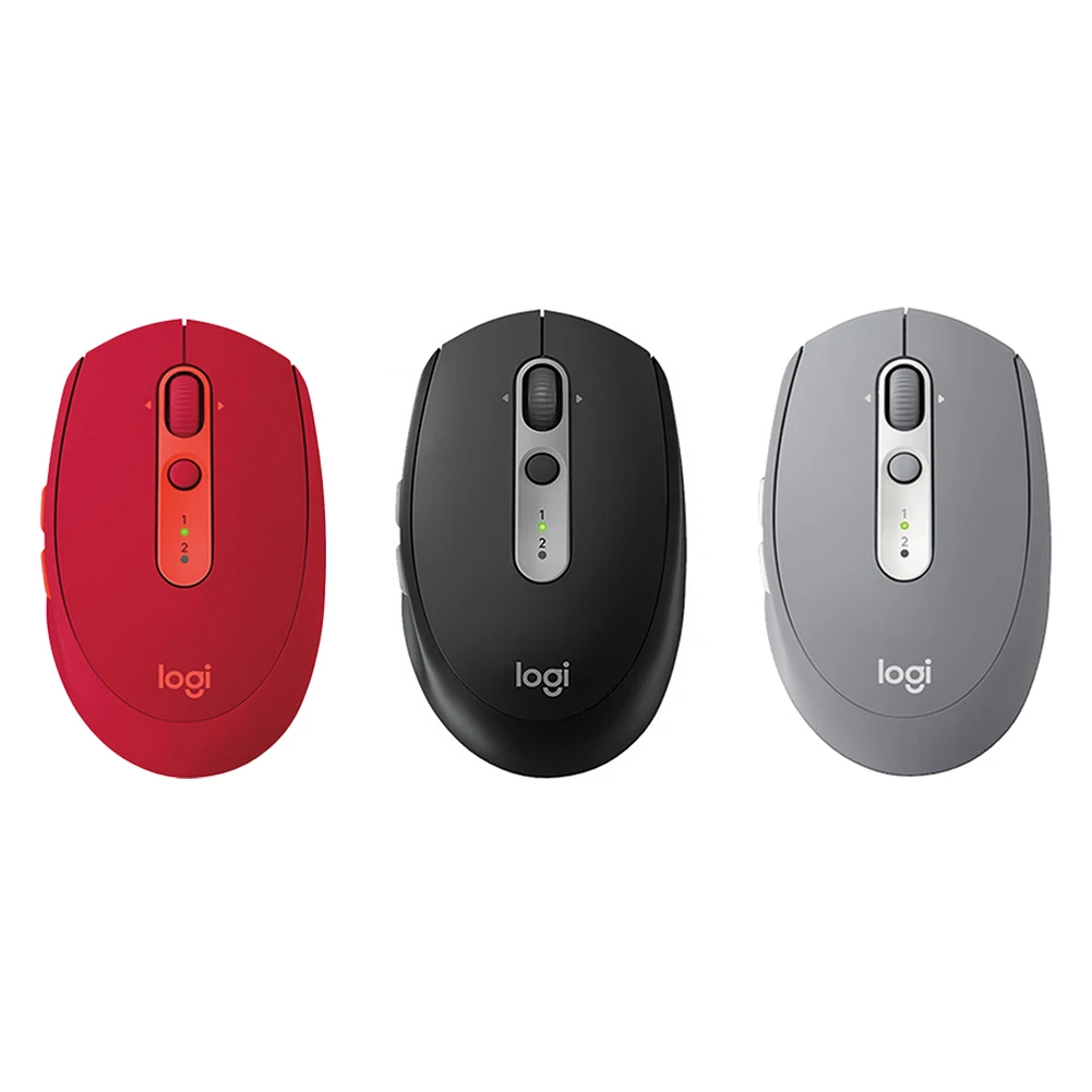 

Wireless Mouse Gaming Computer Dual Mode Bluetooth PC Mute Mice for Logitech M590 Office Caring Computer Supplies