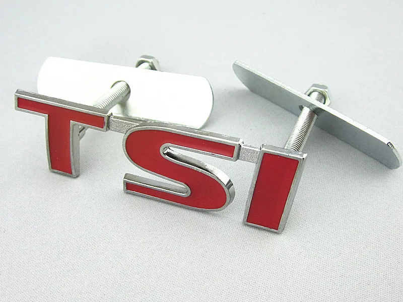 Лидер продаж 2015 1 шт. значок эмблема TSI на переднюю решетку гриля для гольфа Tiguan