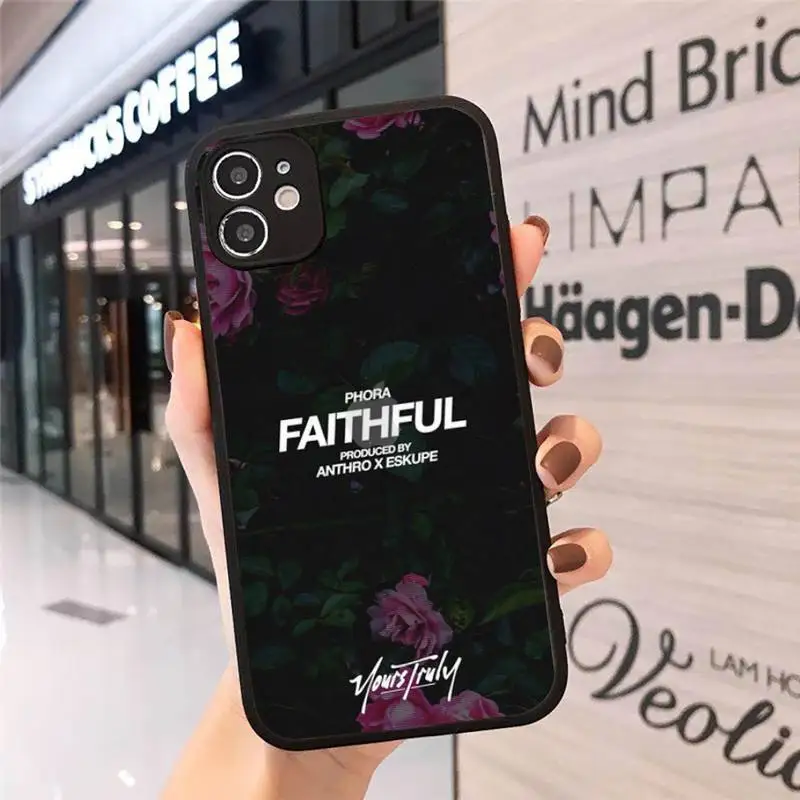 

American singer Phora Phone Case Matte Transparent for iPhone 7 8 11 12 s mini pro X XS XR MAX Plus cover funda shell